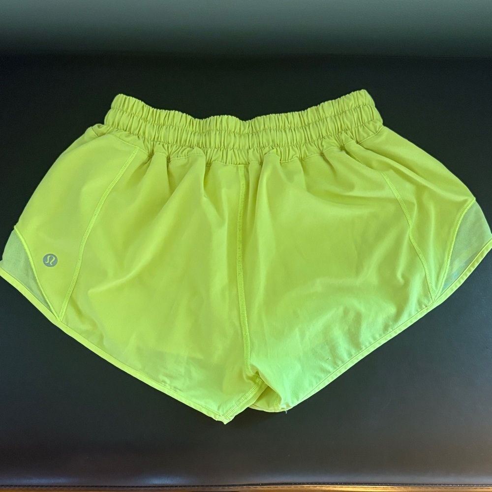 lululemon athletica Women's Neon Yellow Athletic Shorts